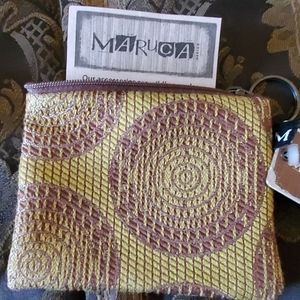 Handmade fabric wallet coin whatever cc
